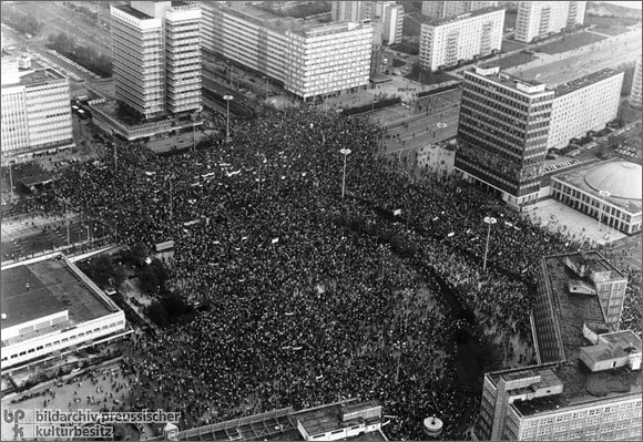 Mass Rally on Alexanderplatz in East Berlin (November 4, 1989)